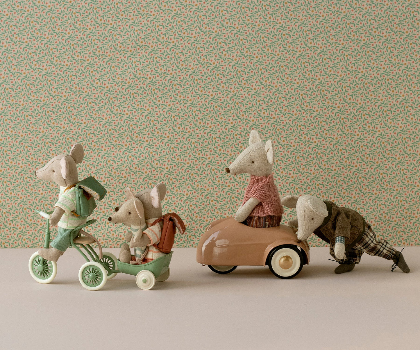 Tricycle hanger, Mouse - Green