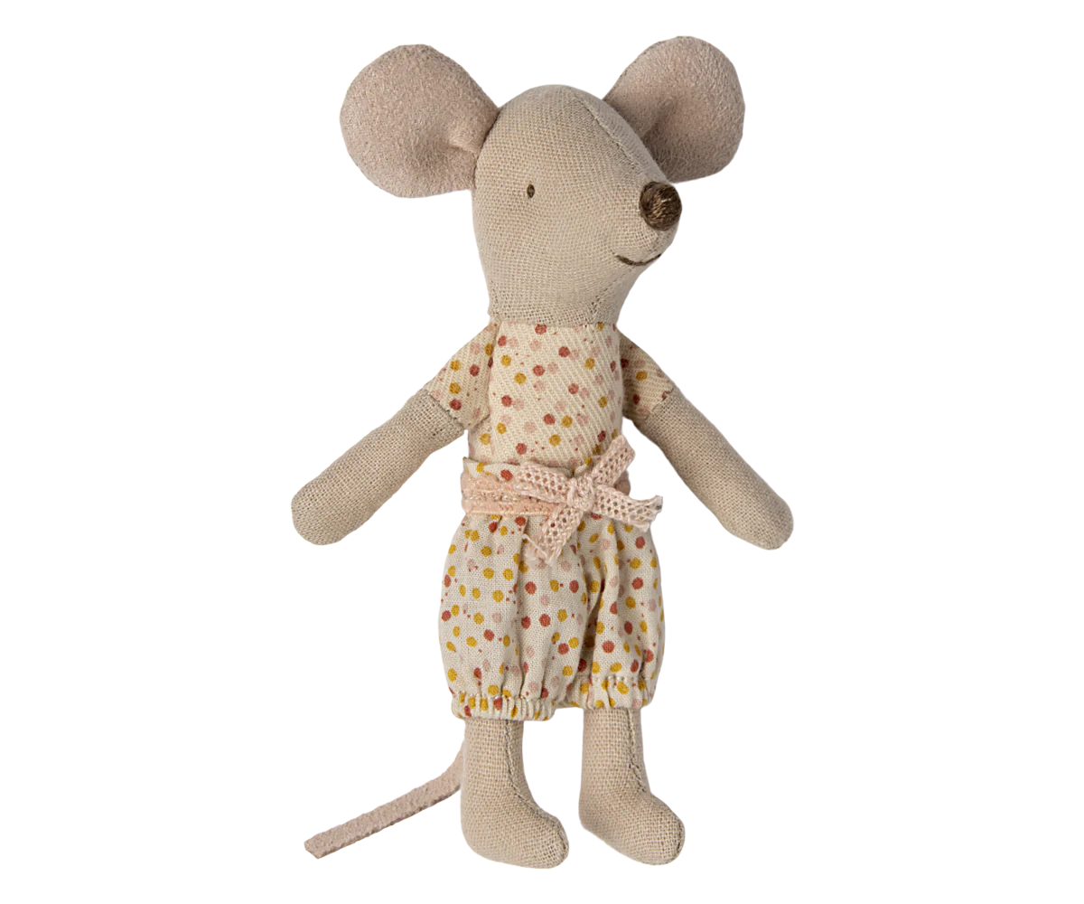 Little sister mouse in matchbox
