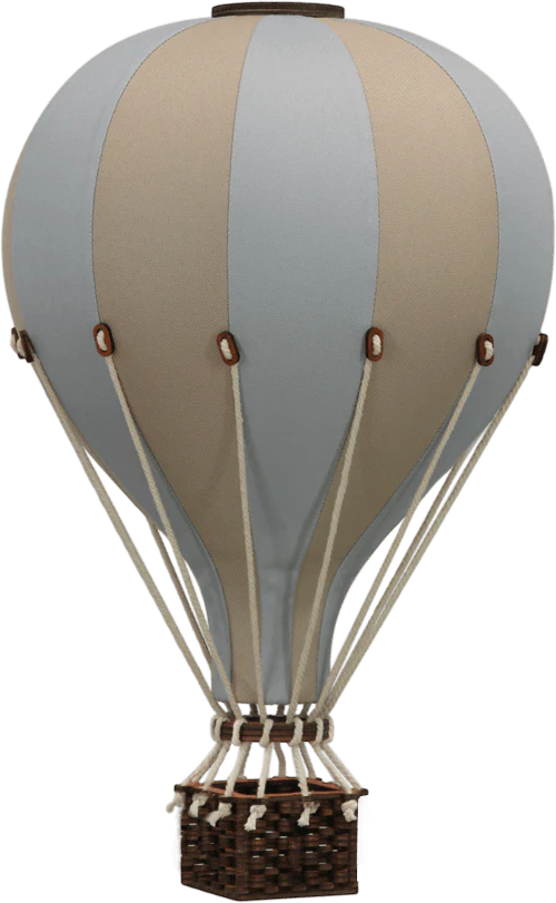 Hot Air Balloon|Beige/Mint-Grey|740