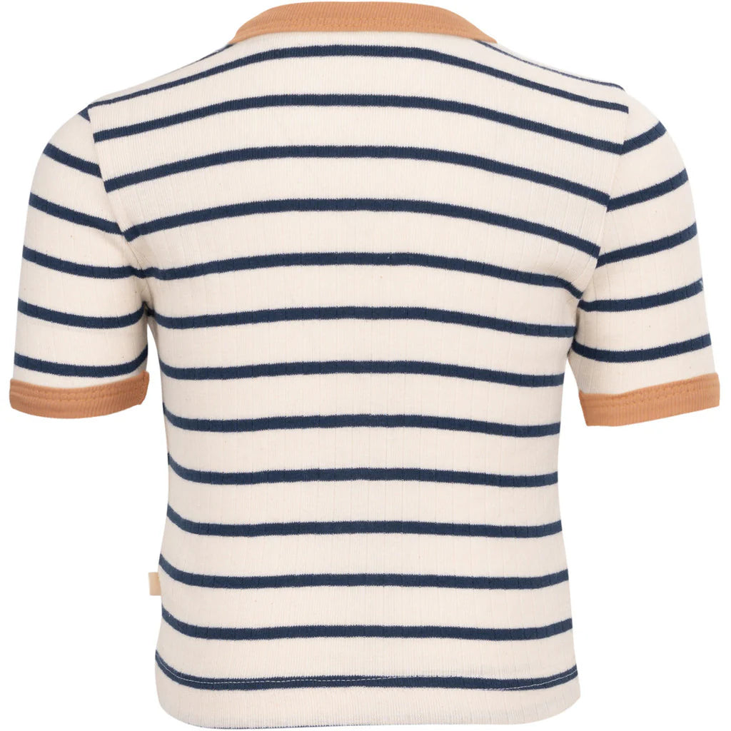 Nori 2-5Y - Sailor with Peach Contrast