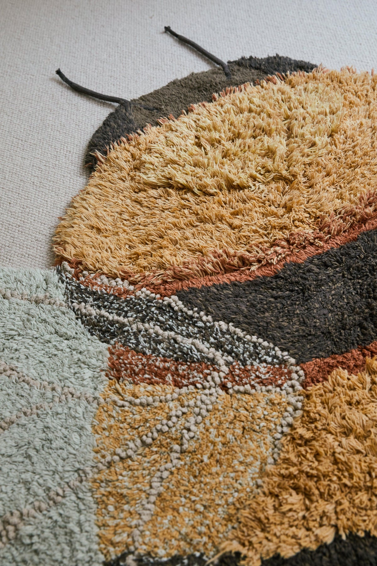 Lorena Canals Bee washable cotton rug in a playful children’s space