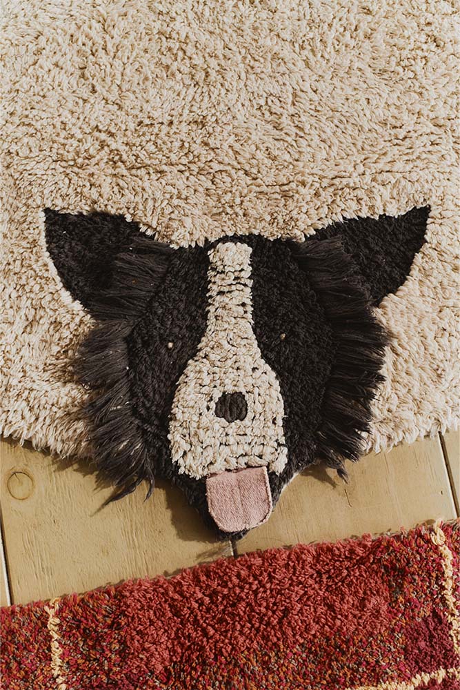 Lorena Canals Dogs washable round rug in a children’s room