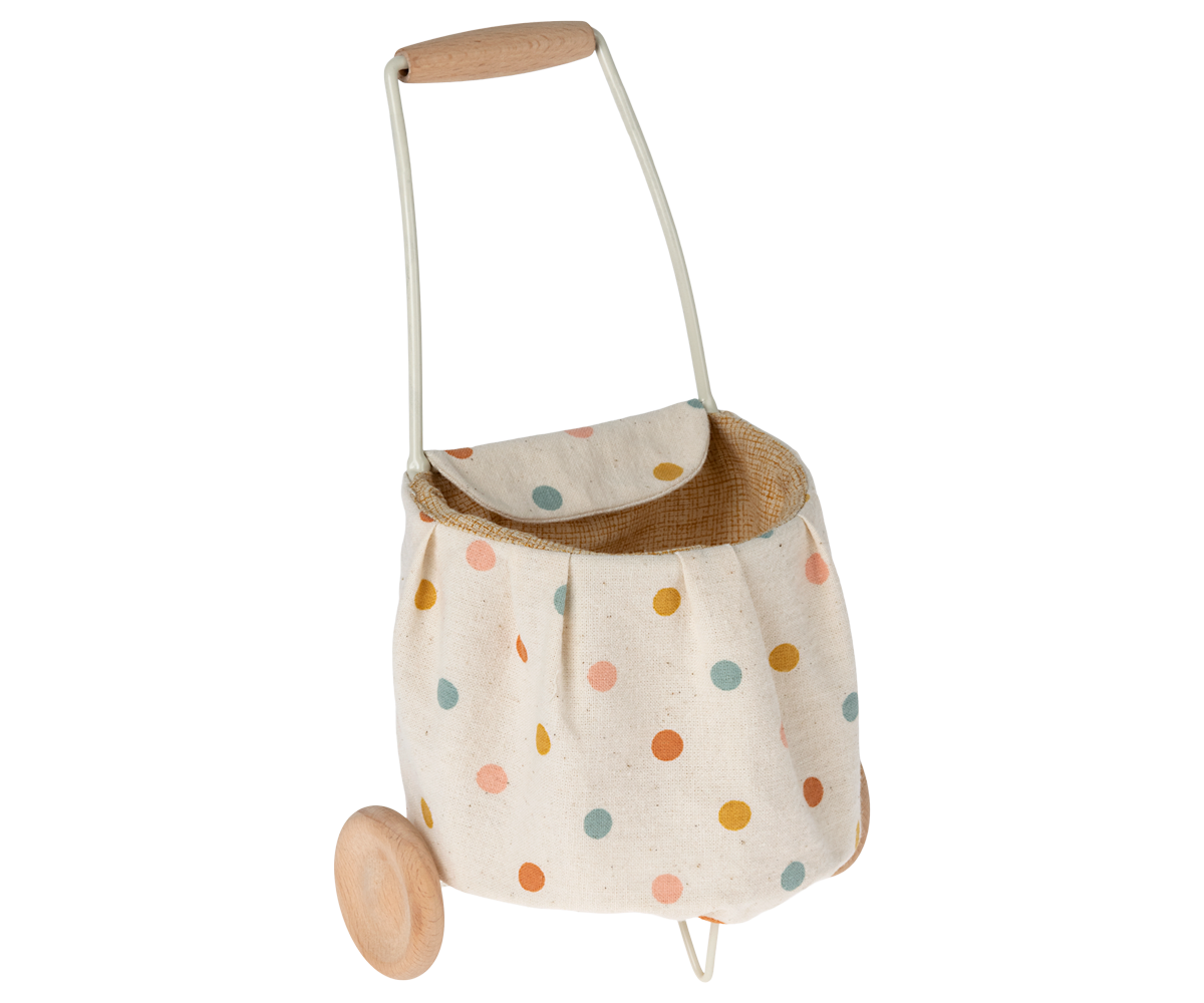 Maileg Mini Trolley - Multi dots