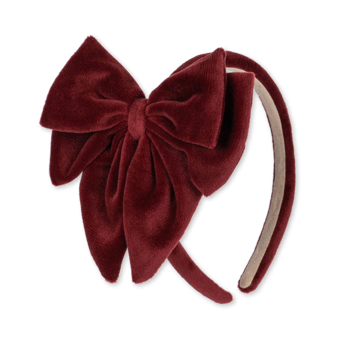 big velvet bowie hairbrace - jolly red