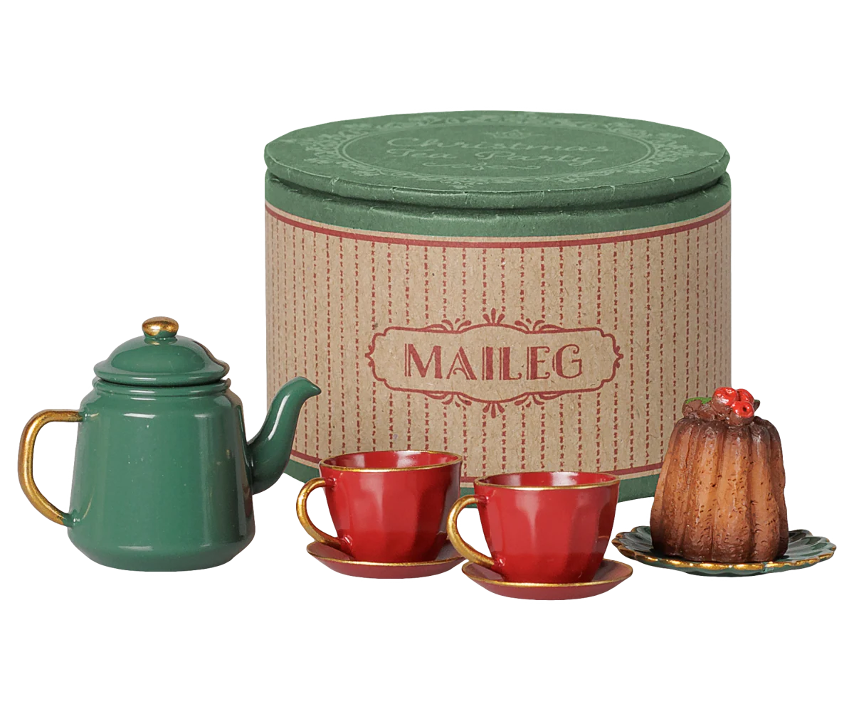 (Pre-order)Christmas tea party, Mouse - Red/Green| Est. Ship: Nov