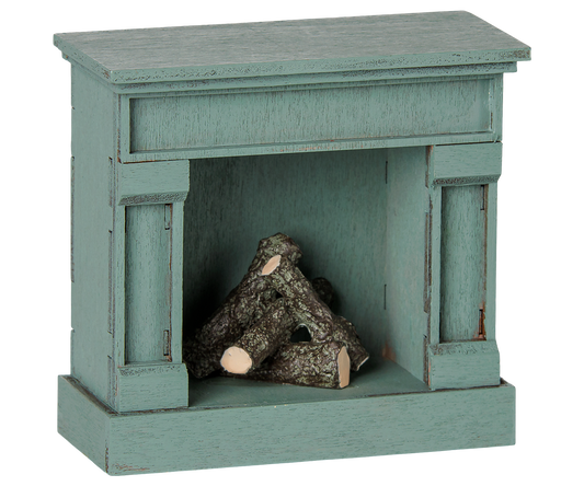 Fireplace, Mouse - Blue