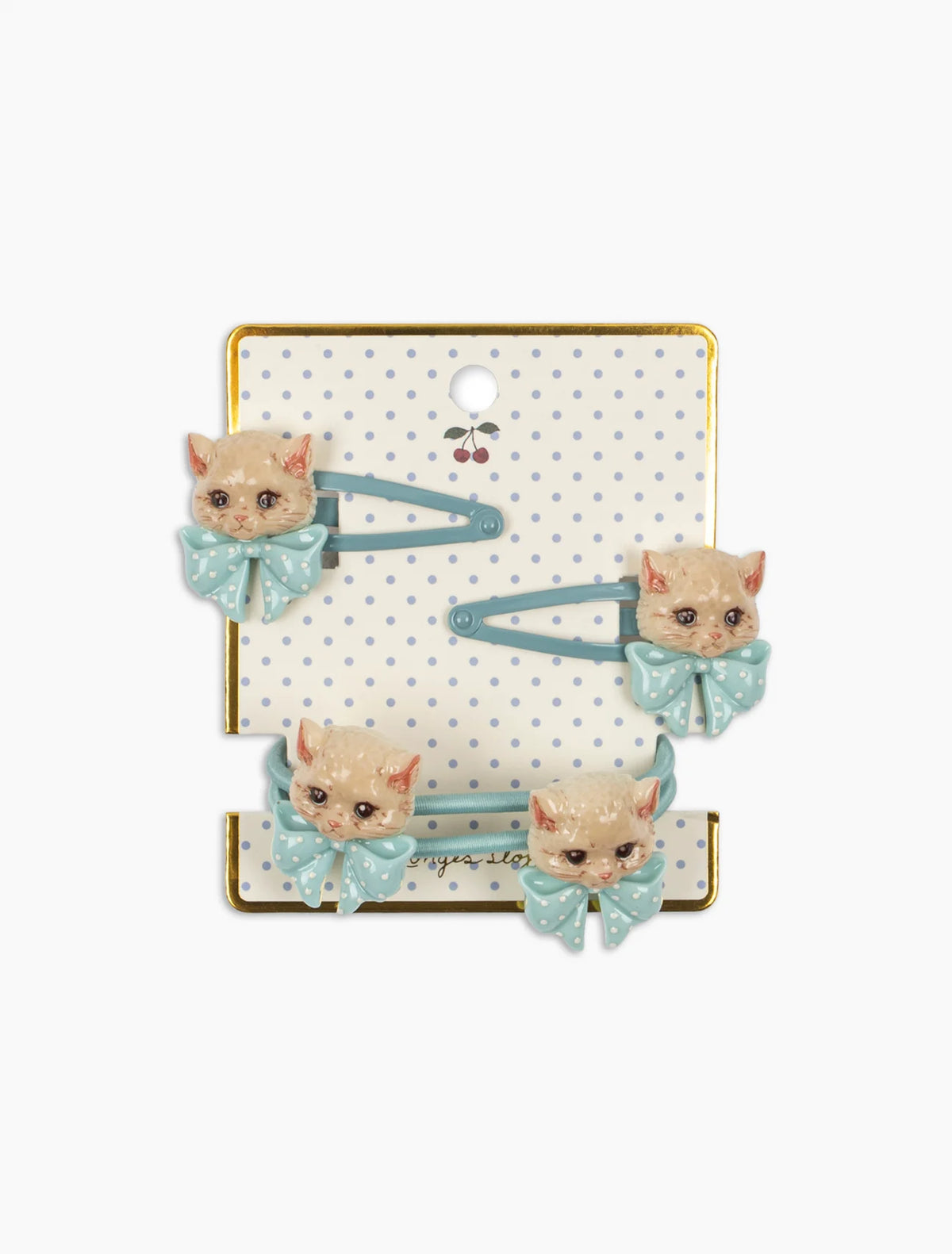 Kitty 4-Pack Hair Accessories