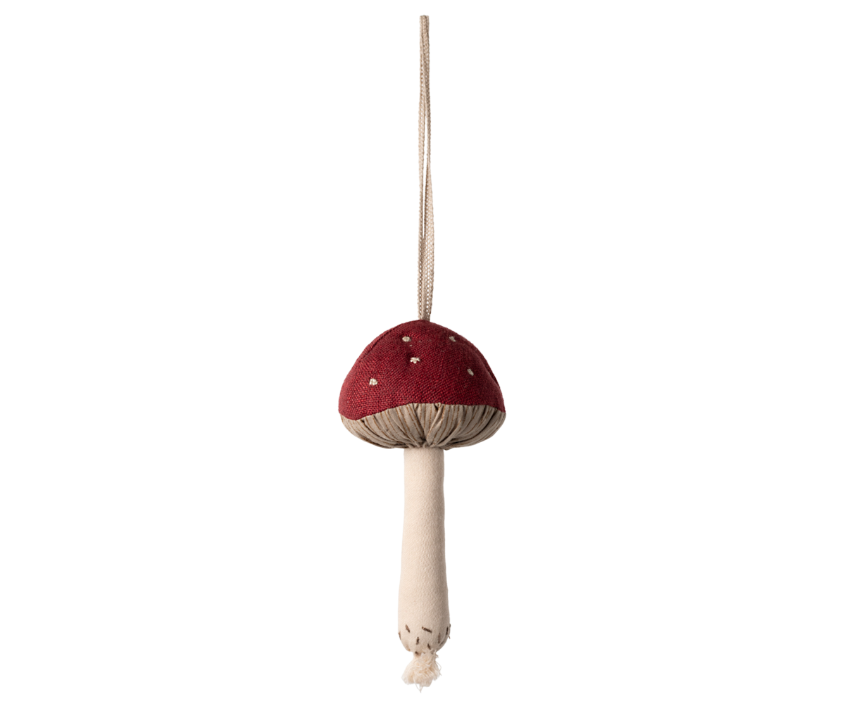 Maileg Mushroom Ornament - Red