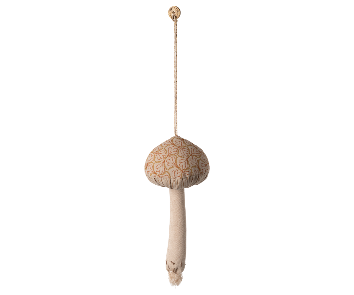 Maileg Mushroom Ornament, Winter Heart