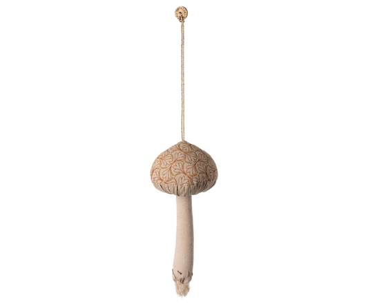 Maileg Mushroom Ornament, Winter Heart