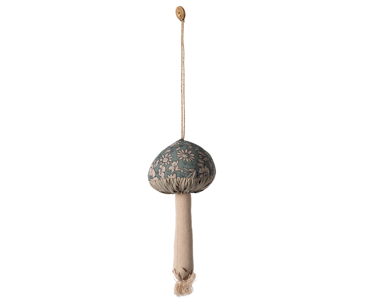 Maileg Mushroom Ornament, Blossom - Green
