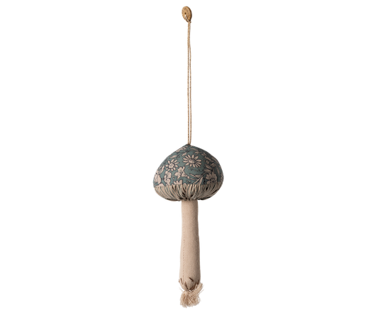Maileg Mushroom Ornament, Blossom - Green