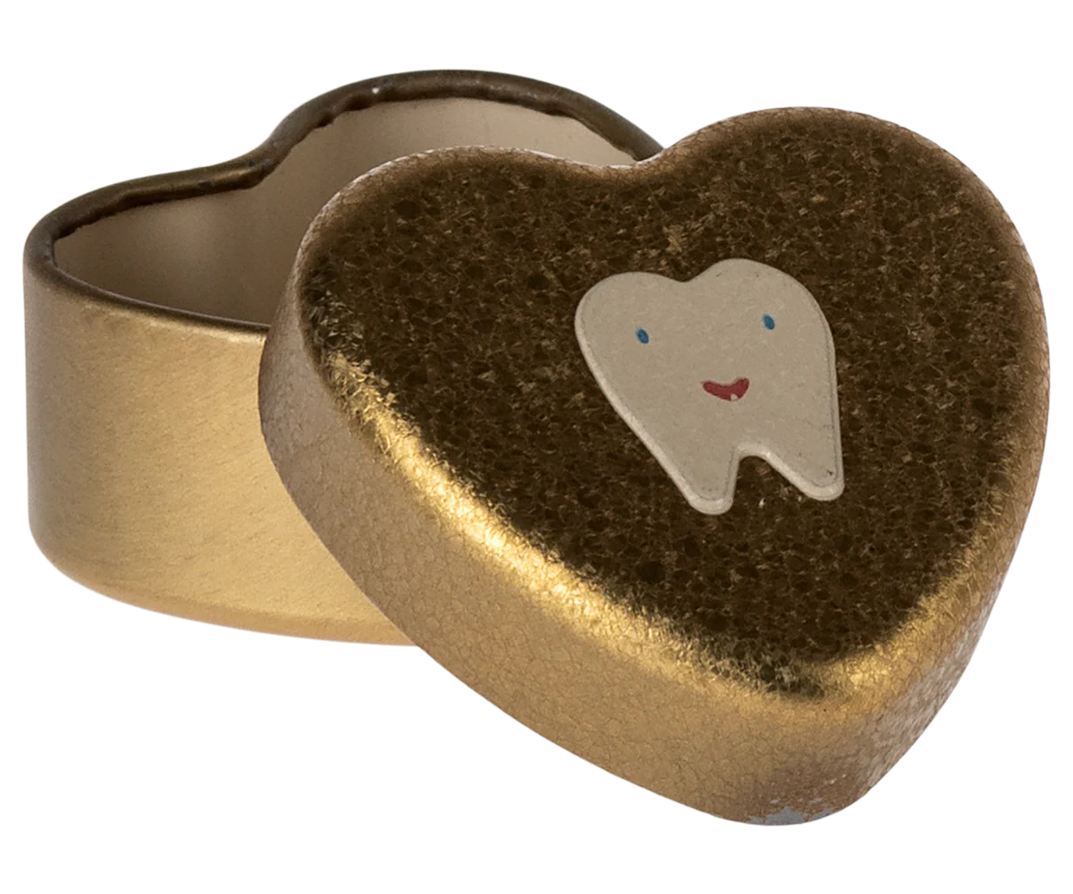 Tooth box, Small - Gold