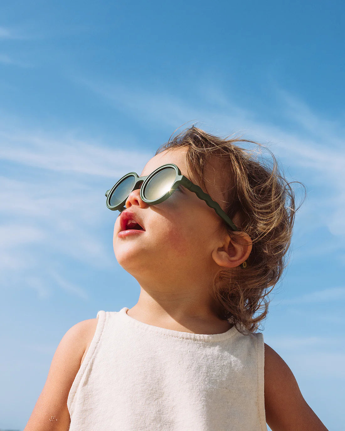 Toddler Round Sunglasses Cactus Green