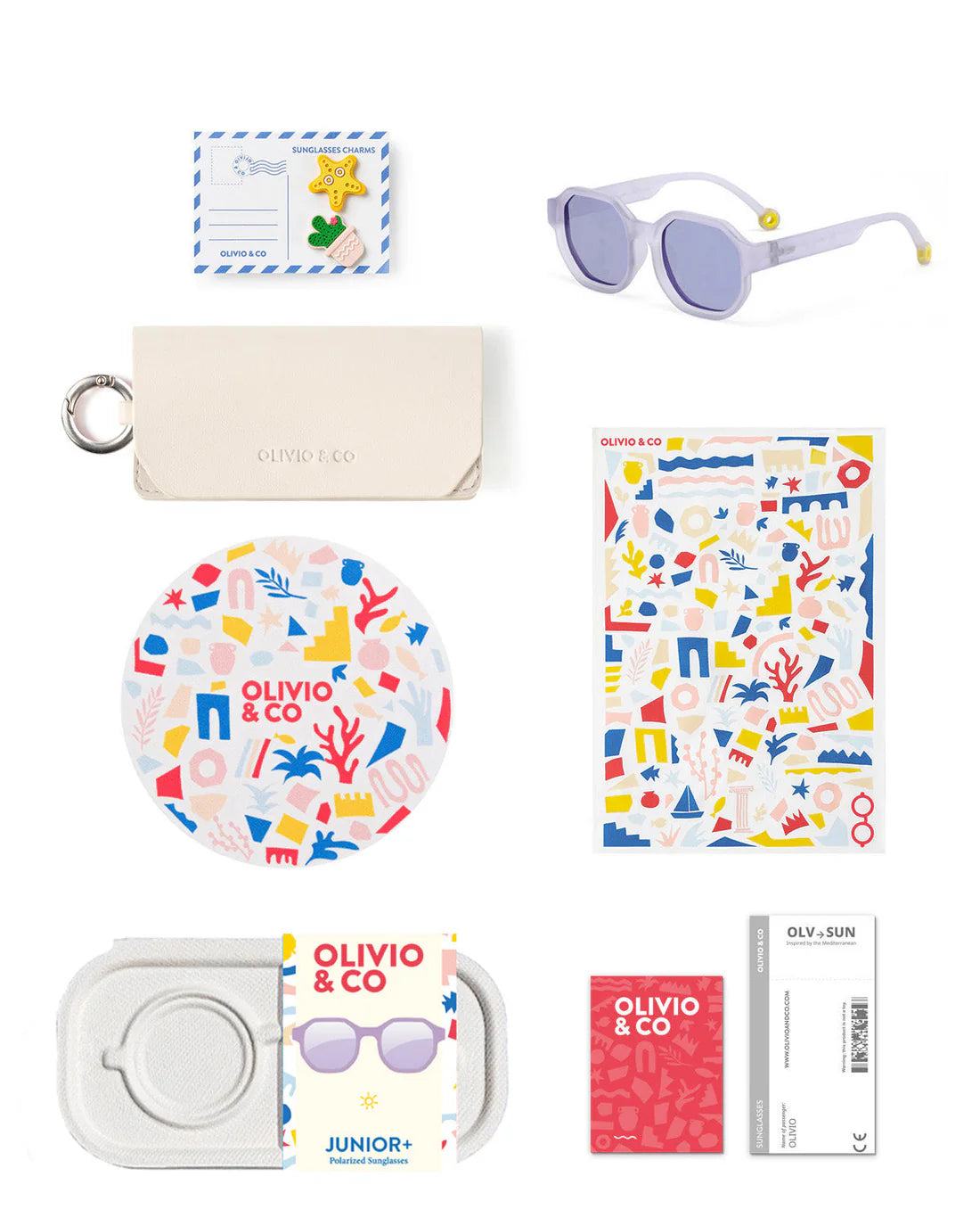 Junior+ #D Sunglasses Shell Purple