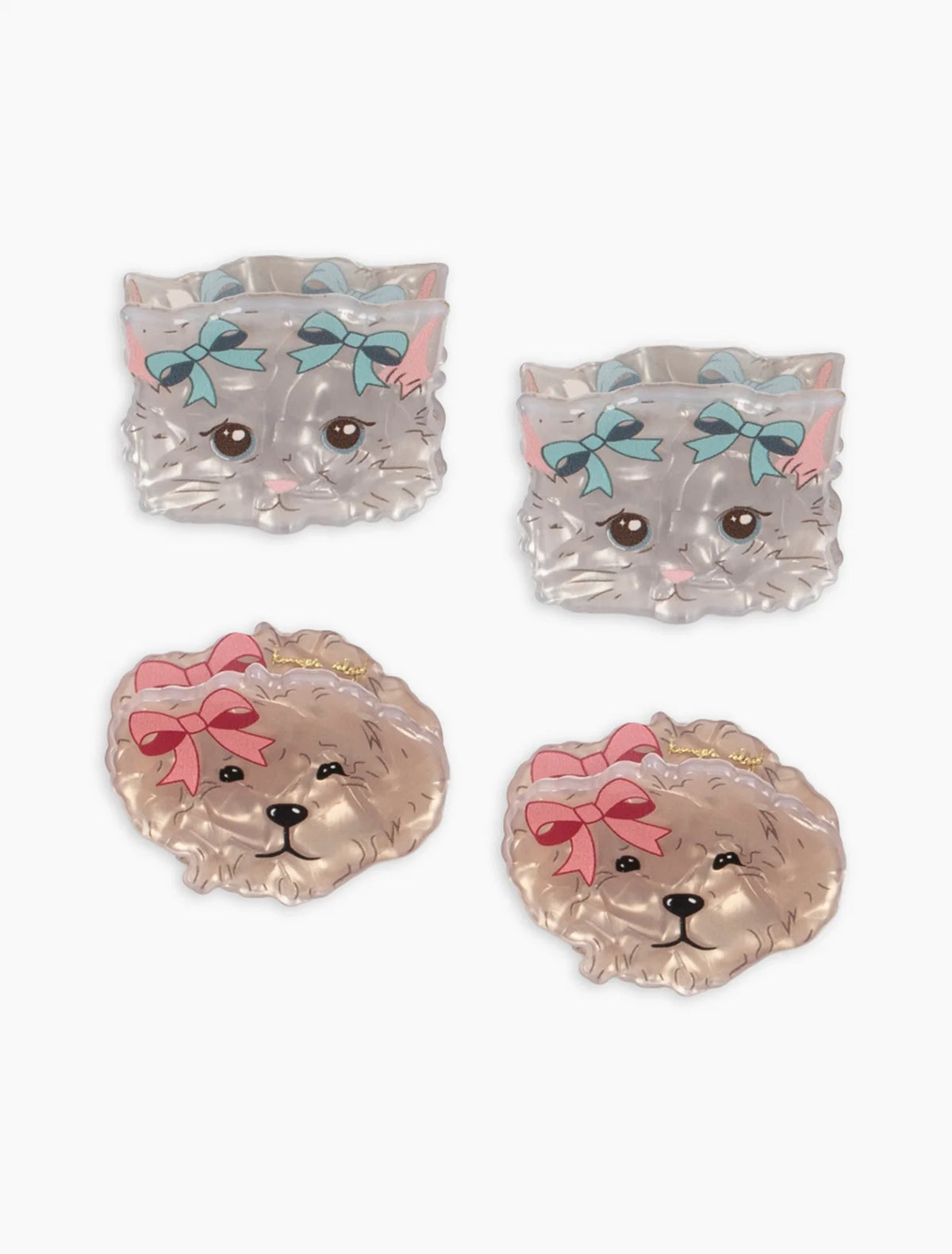 Small Hair Claws - 4 Pack in Cats and Dogs