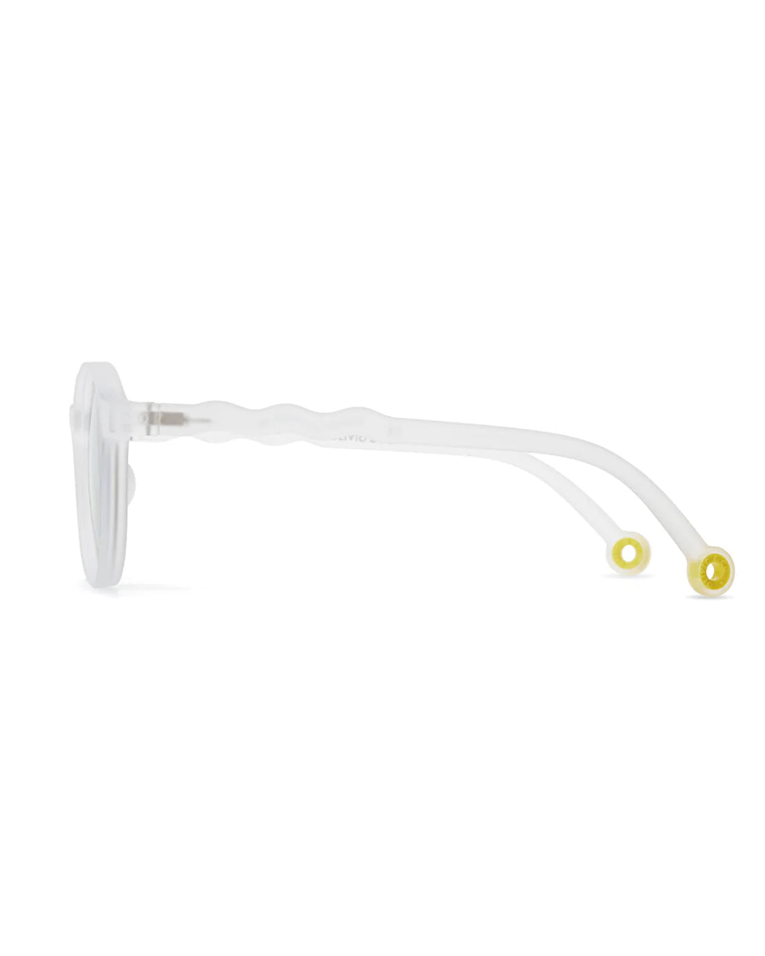 Junior Round Sunglasses Jellyfish White