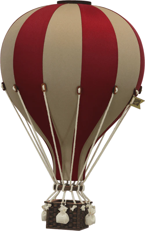 Hot Air Balloon|Burgundy|780