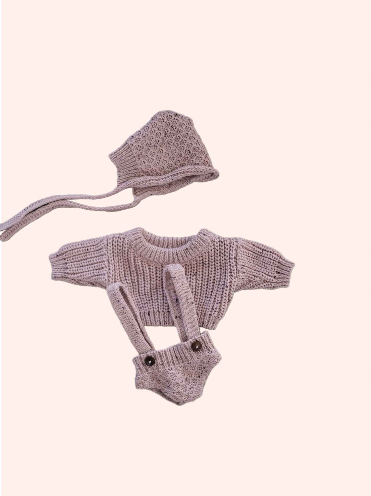 Early spring knit 3 piece set