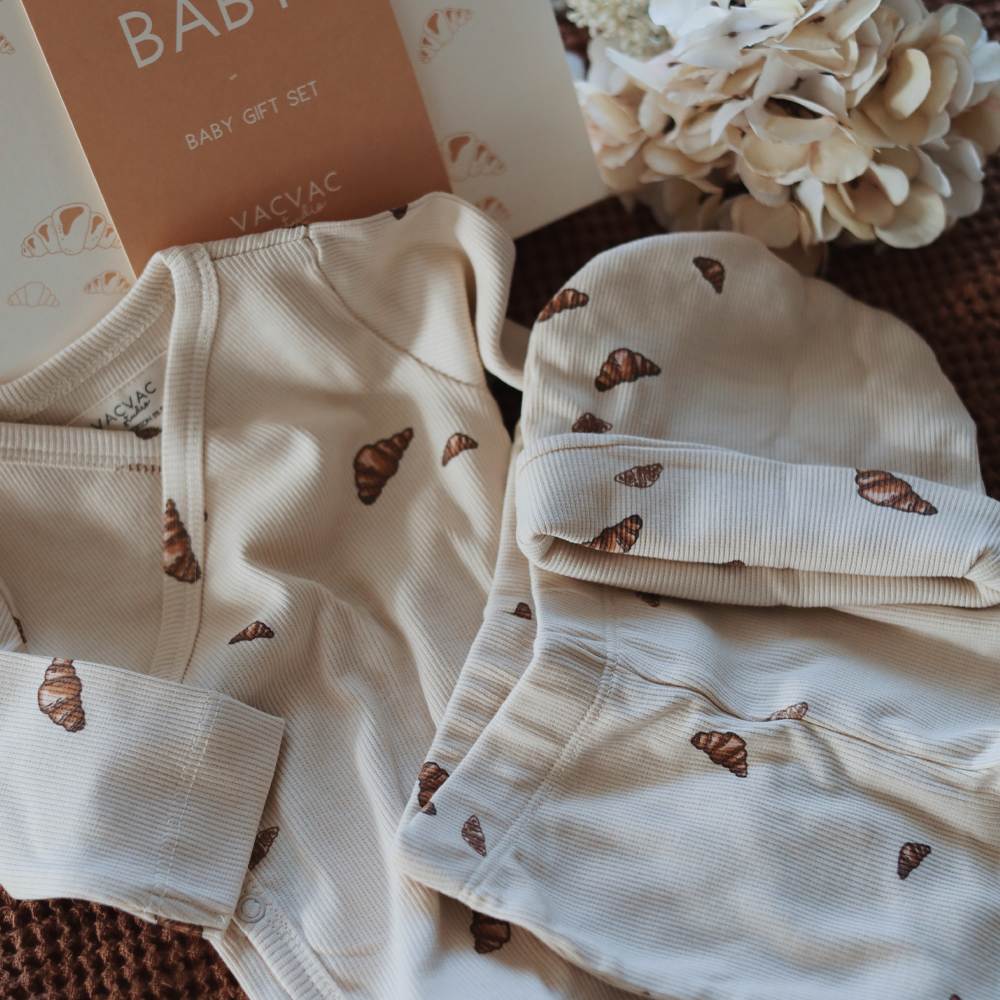 VACVAC Baby Gift Set -Croissant mini