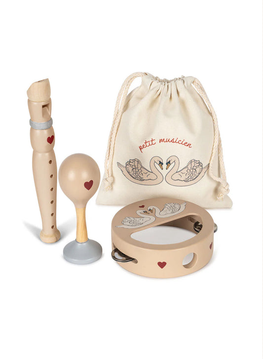 wooden music set swan fsc - swan