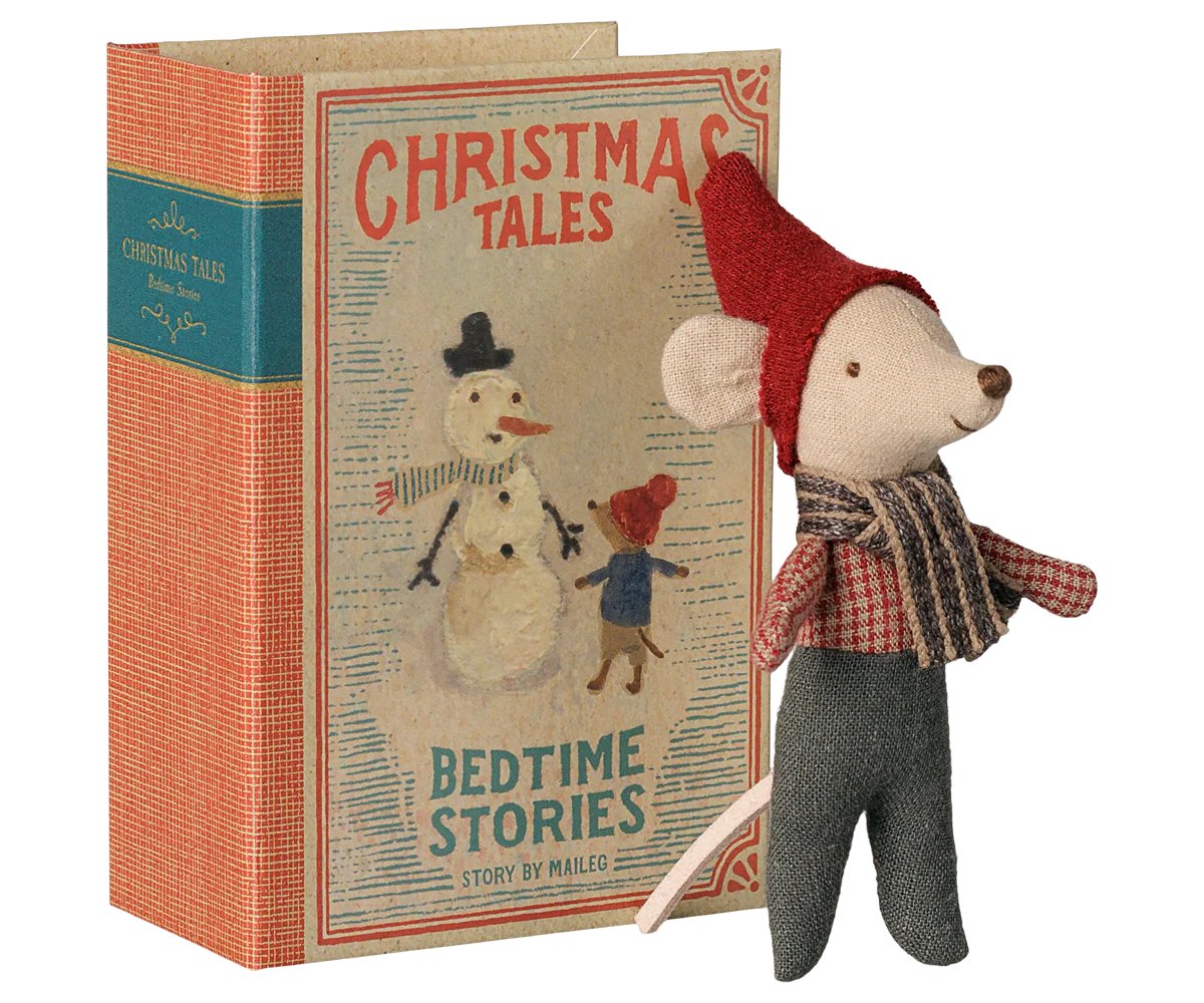 (Pre-order)Christmas mouse, Baby in book| Est. Ship: Sep