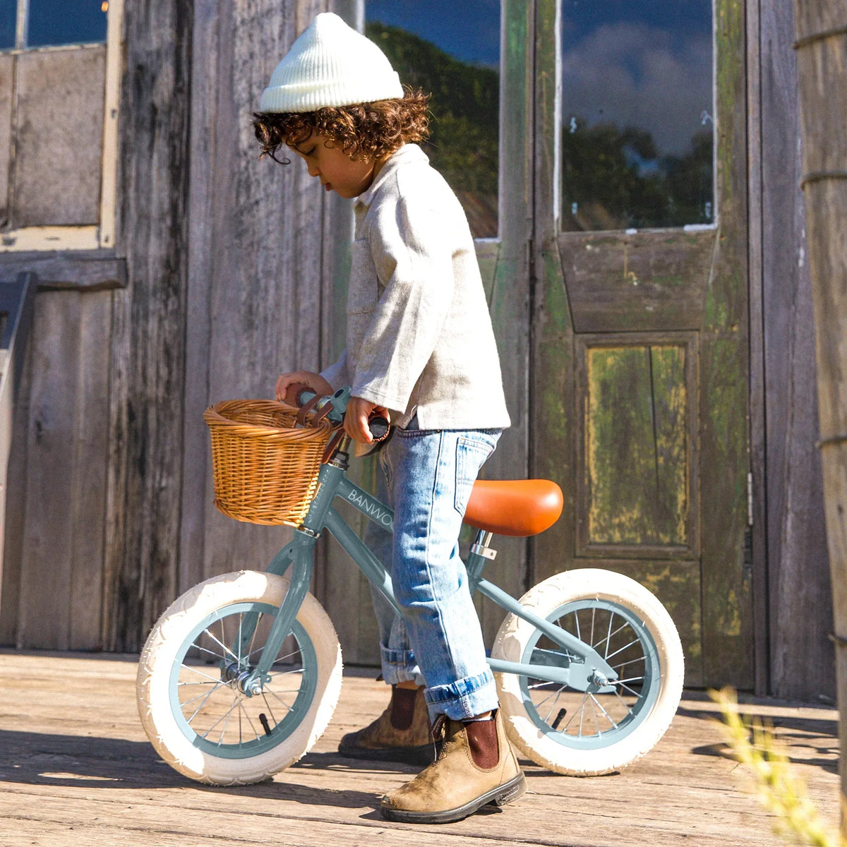 BANWOOD BALANCE BIKE FIRST GO VINTAGE - Teal - Detail 2