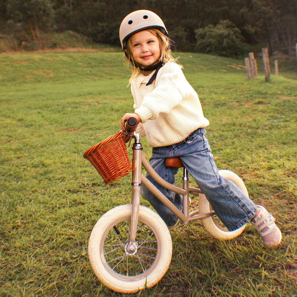 BANWOOD BALANCE BIKE FIRST GO VINTAGE - Beige - Detail 2