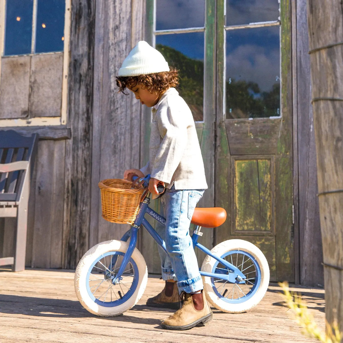 BANWOOD BALANCE BIKE FIRST GO VINTAGE - Blue - Detail 2