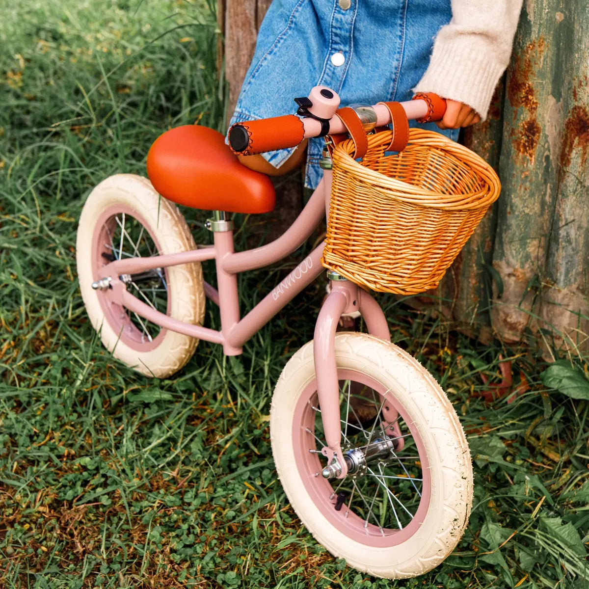 BANWOOD BALANCE BIKE FIRST GO VINTAGE - Dusty Pink - Detail 2