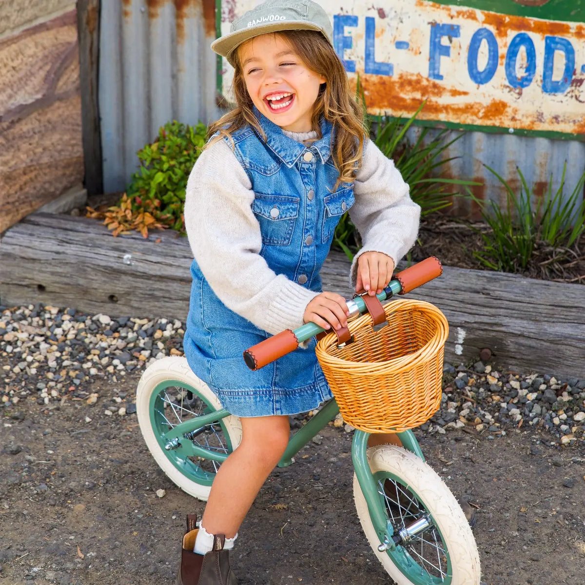 BANWOOD BALANCE BIKE FIRST GO VINTAGE - Forest - Detail 2