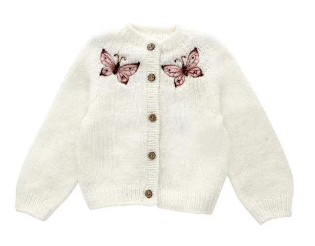 Butterfly Cardigan|snowwhite