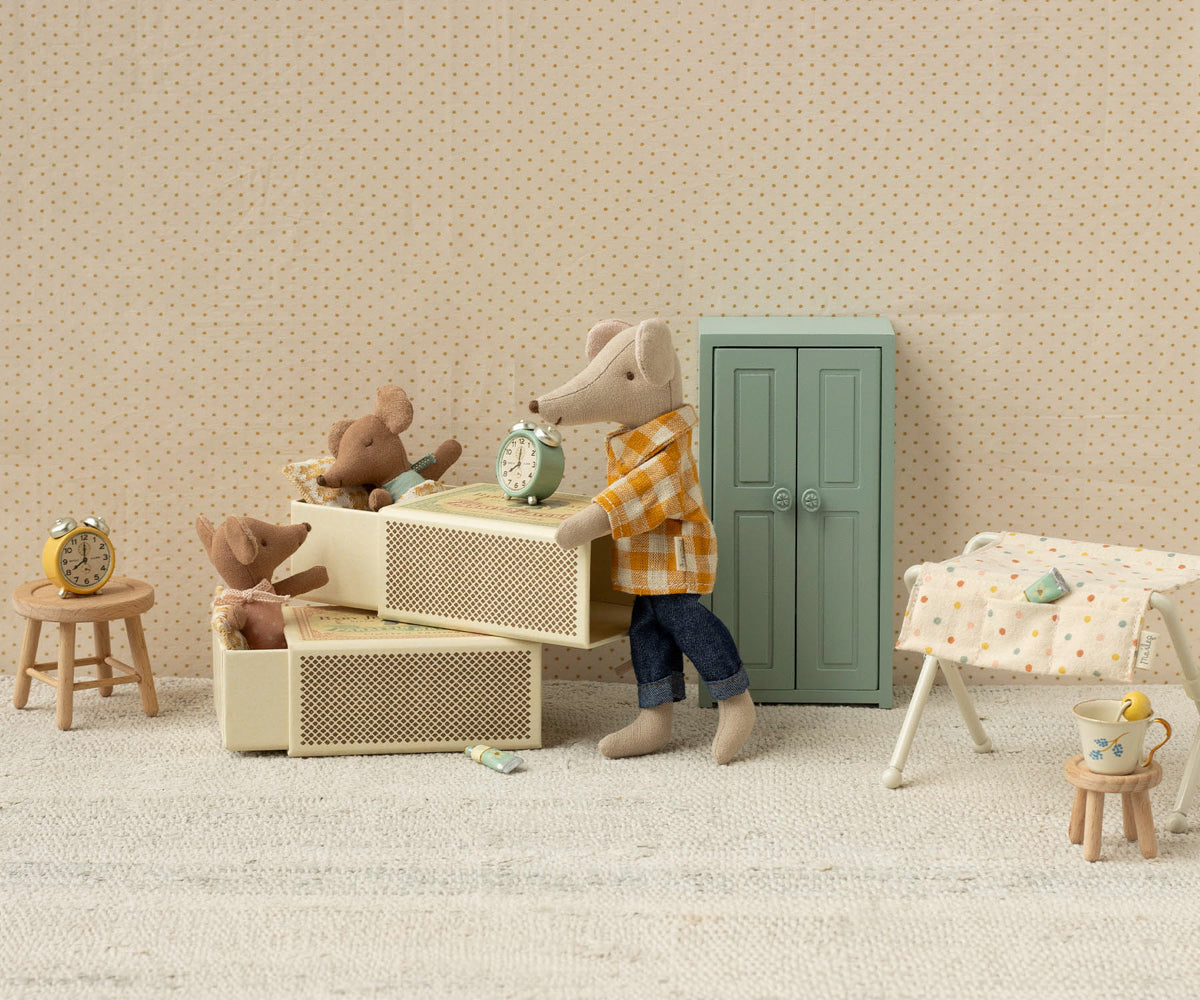 Maileg Sleepy wakey baby mouse - Rose