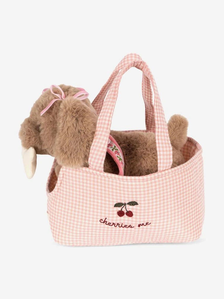 Maude Puppy with Basket in Pink