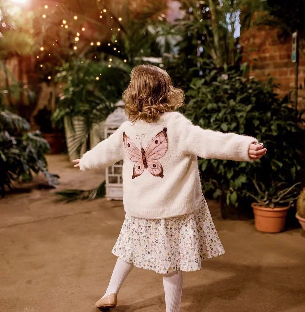 Butterfly Cardigan|snowwhite