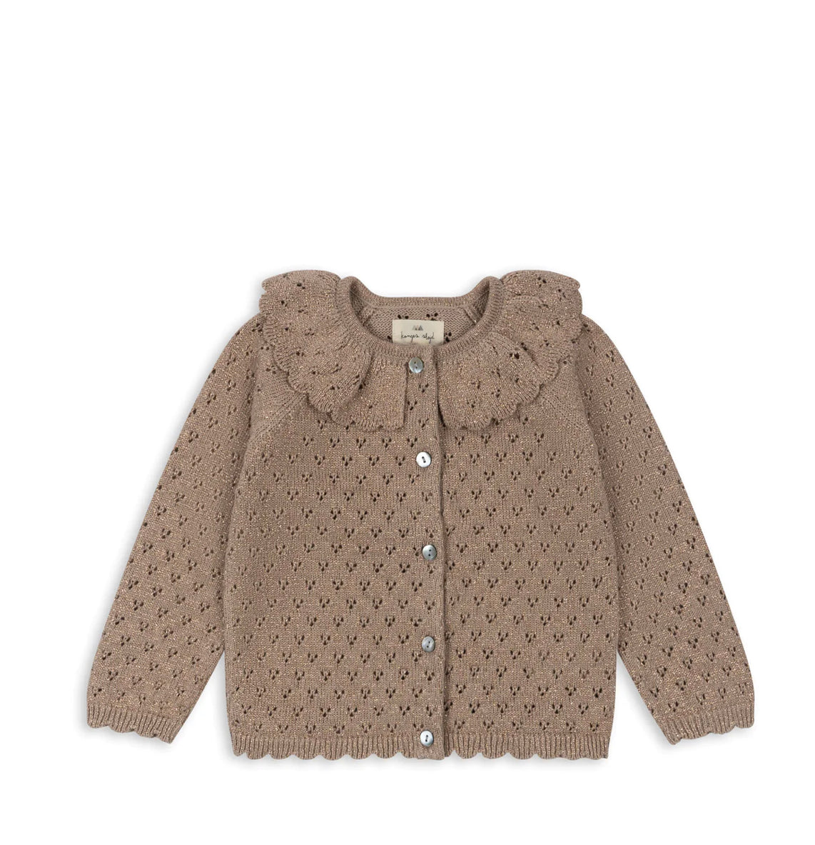 holiday knit cardigan - creme