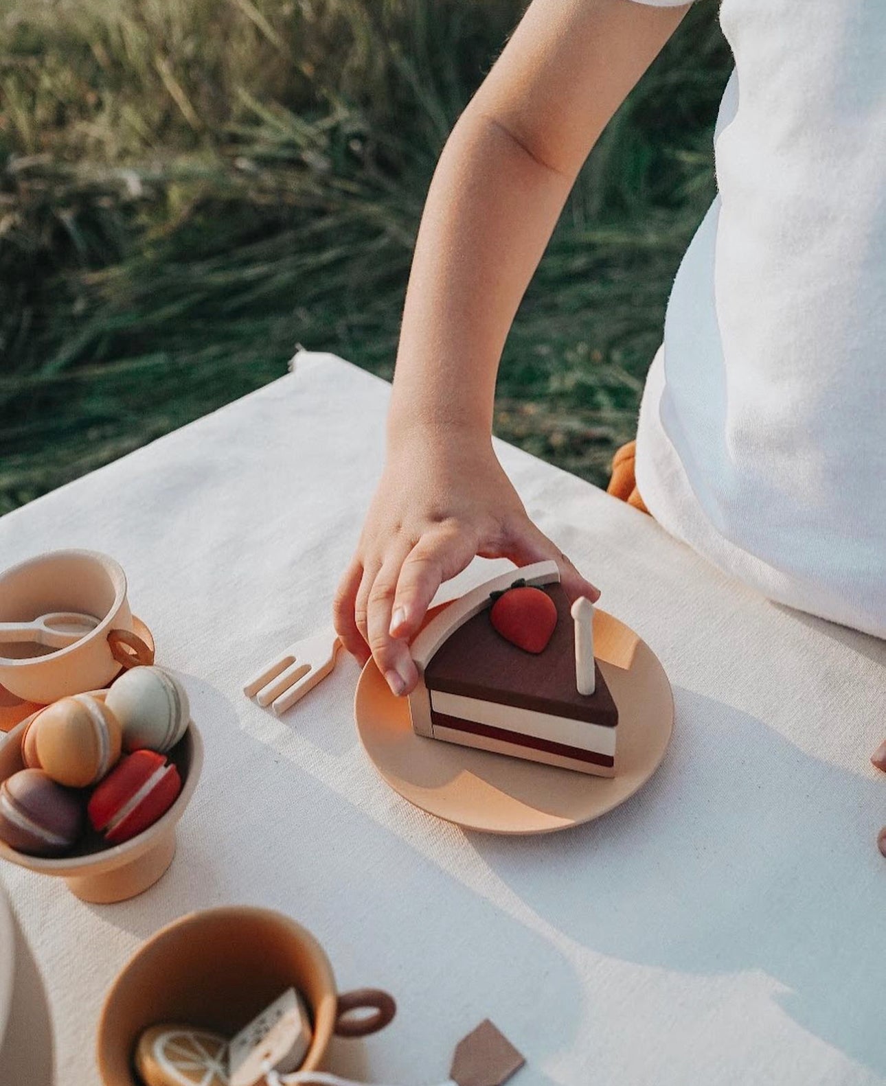 Cake on a stand / Chocolate