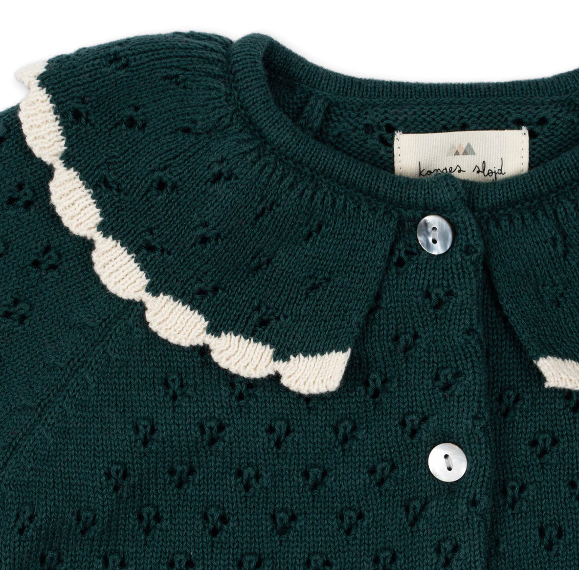 holiday knit cardigan - forest