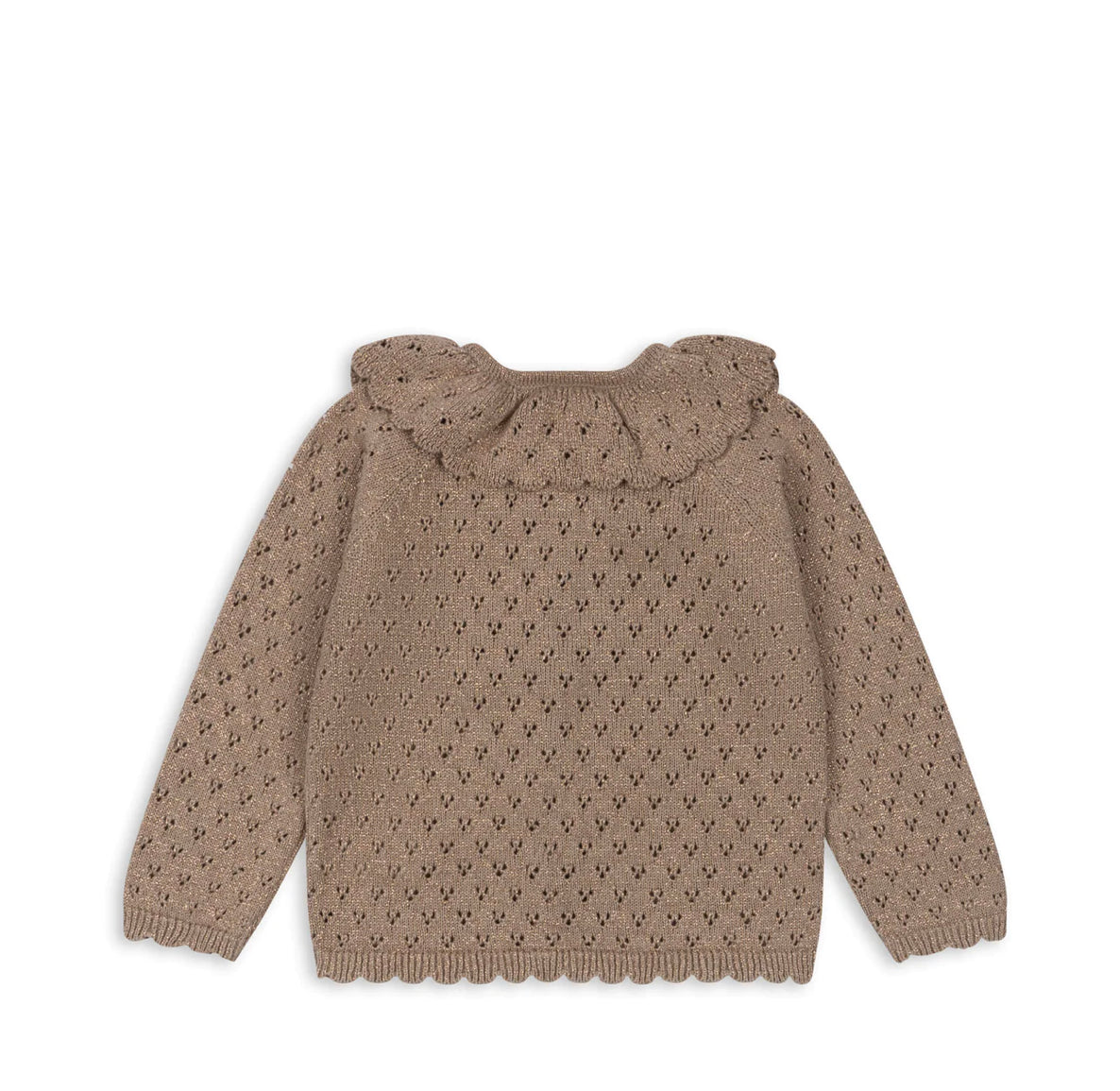 holiday knit cardigan - creme