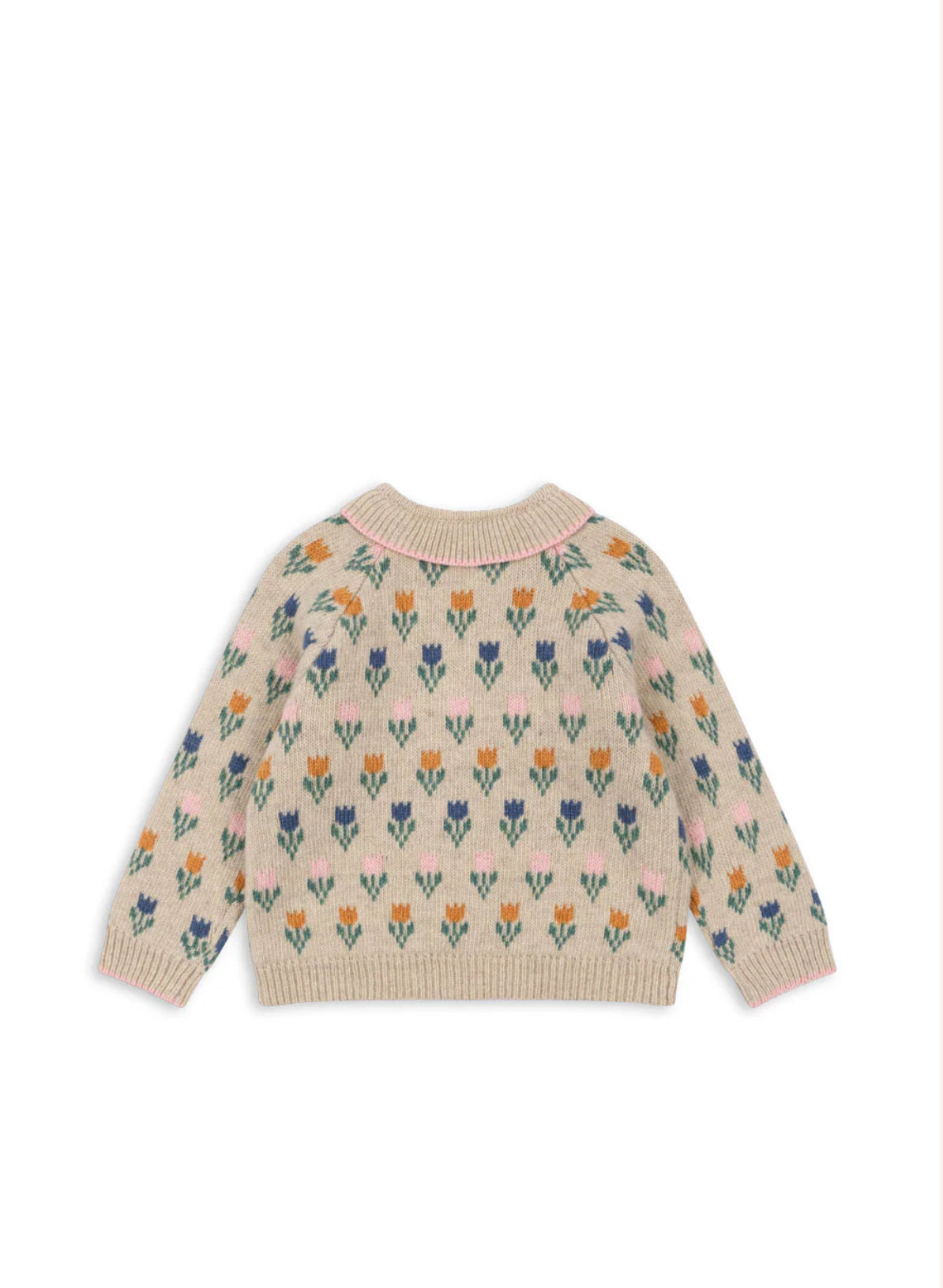 belou knit cardigan - tulipe