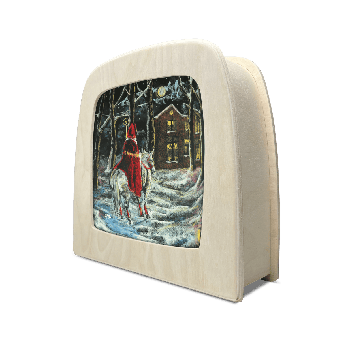 Toverlux Kapitein Kalk - Bright December Moon Silhouette – detail