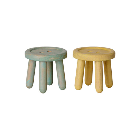 Stool set, Mouse - Mint/Light yellow
