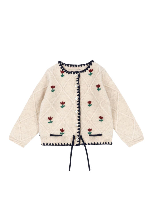 ISKA EMBROIDERED CARDIGAN