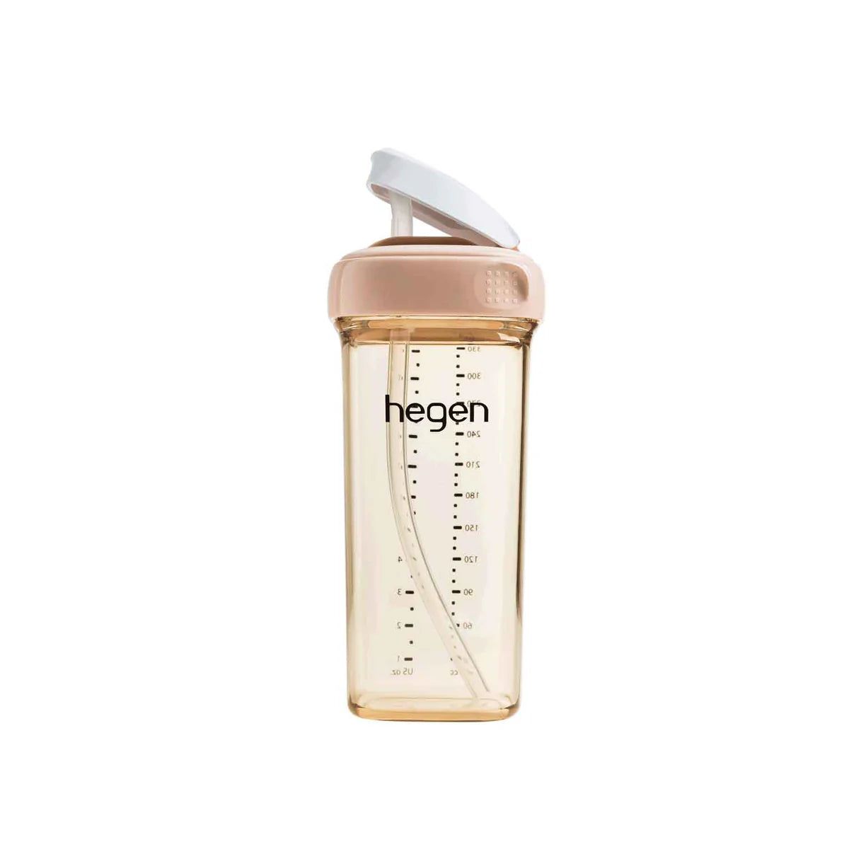 HEGEN PCTO™ 330ML/11OZ STRAW CUP PPSU PINK (9 MONTHS AND ABOVE) NEW
