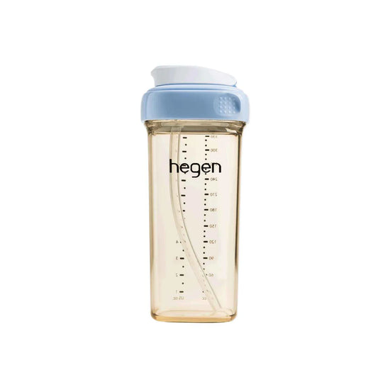 HEGEN PCTO™ 330ML/11OZ STRAW CUP PPSU BLUE (9 MONTHS AND ABOVE) NEW