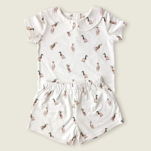 Shirt and Short Set - Duck