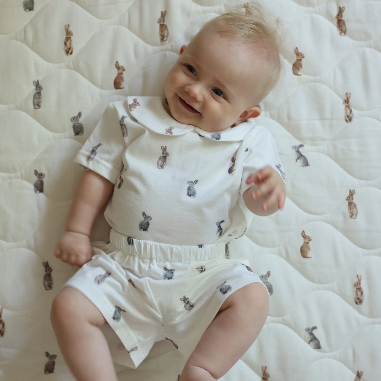 Shirt and Short Set - Bunny