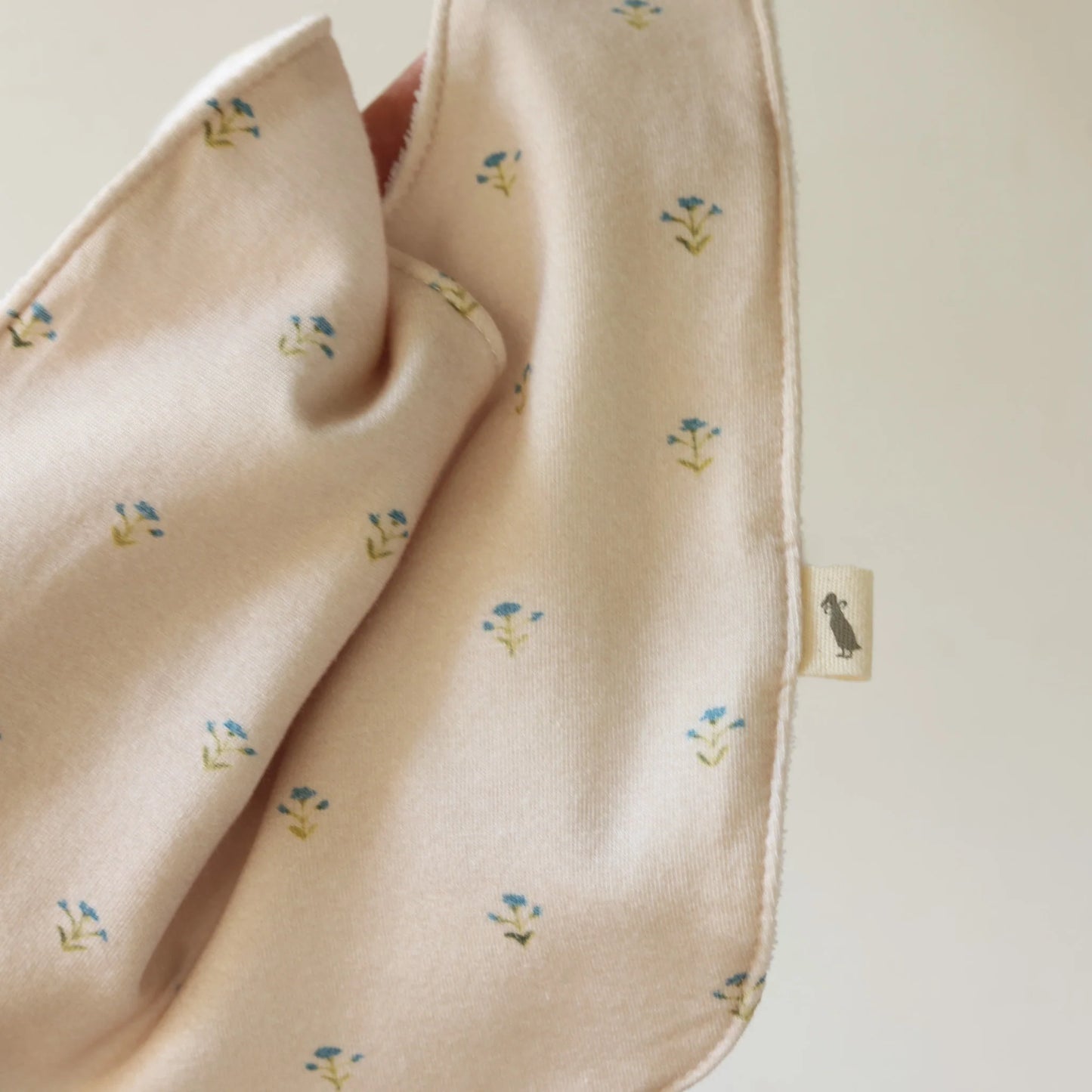 Blue Floral Bib