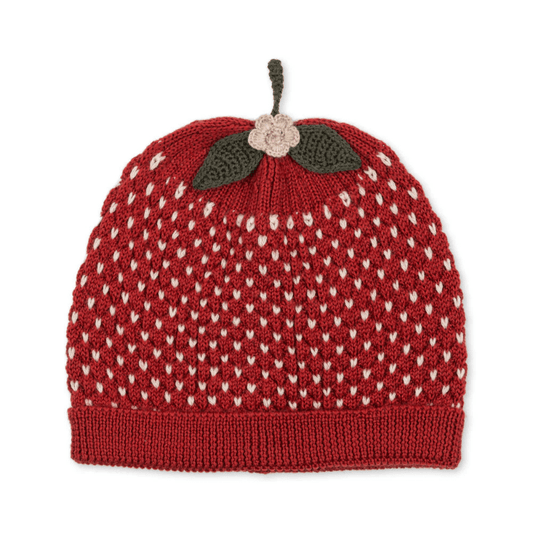 STRAWBERRY BEANIE | TRUE RED