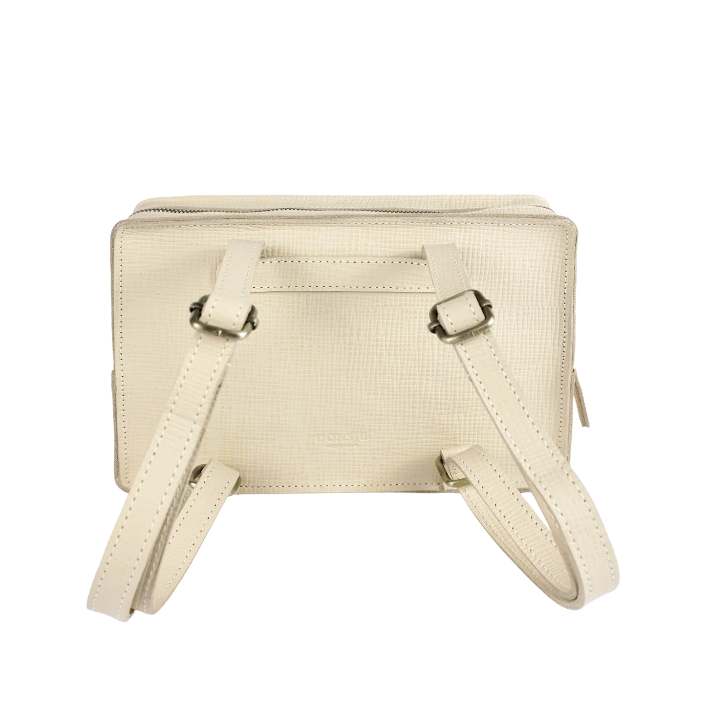 Logio Backpack | Envelope | Cream Scored Leather